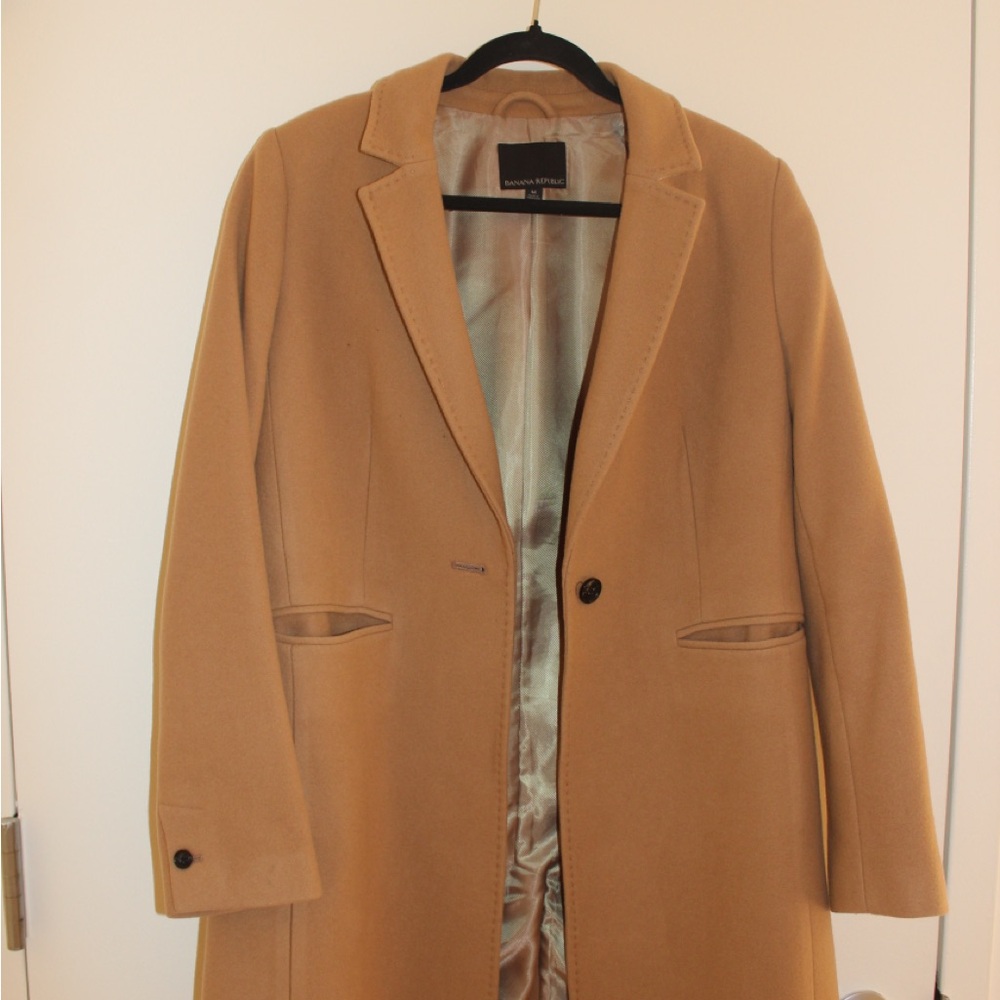 Banana Republic Camel Overcoat